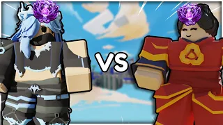 ELEKTRA vs YUZI Kit In Roblox Bedwars..