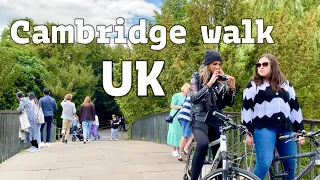 |4K| Cambridge walking tour, UK