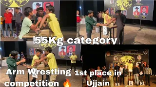 MY first Arm Wrestling Competition First Place in 55 Kg Category || Arm Wrestling Competition