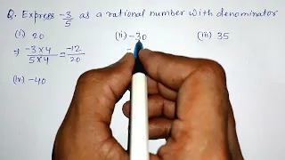 How to express rational numbers with given denominator