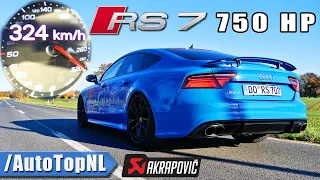 750HP AUDI RS7 Performance | 1/4 Mile & 0-324KM/H AUTOBAHN POV by AutoTopNL