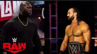 WWE,January 5, 2022 Omos jordan omogbehin vs Drew McIntyre championship match: at monday night raw