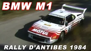 Bernard Béguin and the howling BMW M1! 1984 Rally D'Antibes