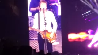 Birthday, Paul McCartney Fresno 4/13/16 from section 124