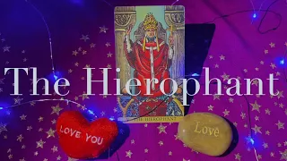 The Hierophant - As feelings in a Love Reading. (Tarot Explained)