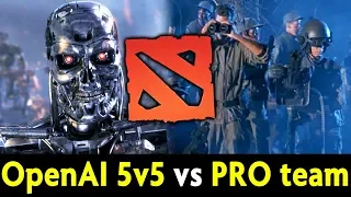 OpenAI 5v5 vs Dota TOP 0,05% players — FIRST game vs pro team