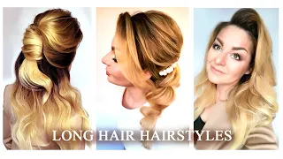 ТОП 3 Причёски На Длинные Волосы | EASY & CUTE HAIRSTYLES | LONG HAIR HAIRSTYLES #longhairhairstyles