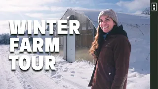 Winter Farming At Its BEST! Farm Tour Of Ferme Des Quatre-Temps (FQT)