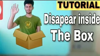 Disappear inside the box kinemaster tutorial | learn video in english