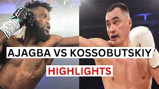 Efe Ajagba vs Zhan Kossobutskiy Highlights & Knockouts