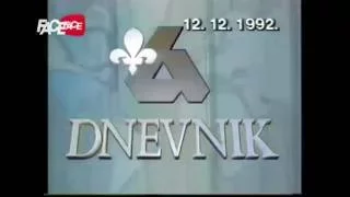 RTV BIH (TV Sarajevo) - Špica za Dnevnik 1992