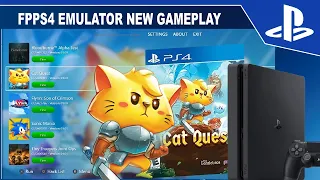 New FpPS4 Emulator Gameplay | Cat Quest