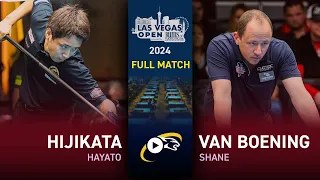 Hayato Hijikata vs Shane Van Boening ▸ 2024 Las Vegas Open by Rums of Puerto Rico