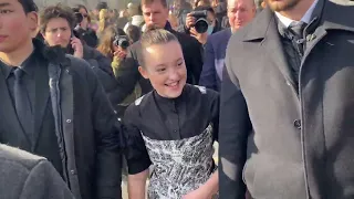 Bella Ramsey actor [last of us )at Fashion show dior in paris #views #like #pfw #parisfashionweek#l