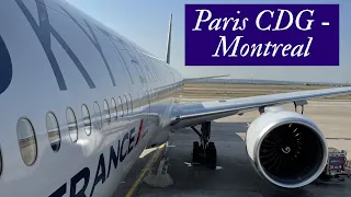 TRIP REPORT | Air France Economy | Paris CDG - Montreal | Boeing 777-300ER (4K UHD)