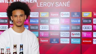 Leroy Sané in München vorgestellt