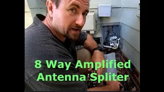 Stick it to the MAN!!   Channel Master TV Antenna Amplifier Install with Tips.   So worth it!!