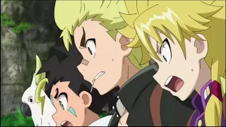 Beyblade Burst Valt and Shu Best friends moment