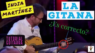 Cómo tocar LA GITANA | Guitarra | INDIA MARTÍNEZ | Tutorial | 2 tonalidades