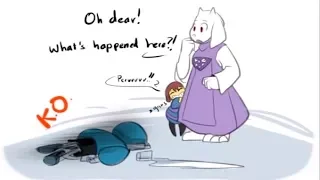 Toriel isn't particularly happy with Frisk! (Undertale Comic Dub Compilation)