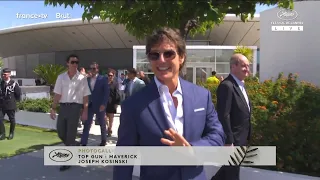 #Cannes2022. Tom Cruise est enfin arrivé au 75e Festival de Cannes