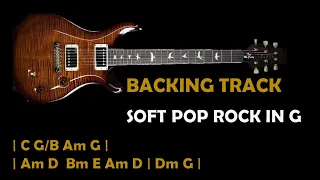 SOFT ROCK POP IN G BACKING TRACK PRACTICE GUITAR