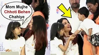 Aaradhya Bachchan Wants Liltle Sister From Mom Aishwarya Rai - Watch Video