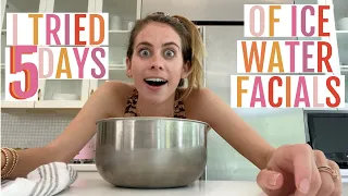 5 Days of Trying Ice Facials: Benefits and Before/After |  Lucie Fink