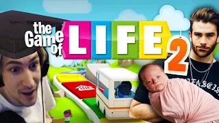 xQc and Hasanabi have a BABY!? - The Game of Life 2