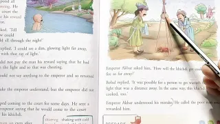 "Birbal's khichdi" story reading with hindi meaning for class 2 by @englishclass303