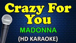 CRAZY FOR YOU - Madonna (HD Karaoke)