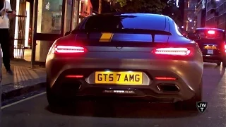 MERCEDES-AMG GT S WAKING UP LONDONERS AT NIGHT! LOUD REVS!