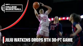 JuJu Watkins IS 👏 THAT 👏 GIRL 👏 Dropping her 9th 30-PT GAME 👑 | ESPN College Basketball