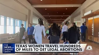 Texas women traveling hundreds of miles for an abortion