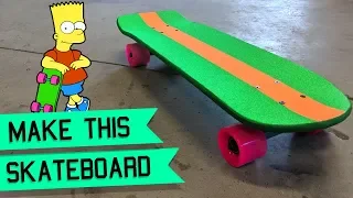 How to make the Bart Simpson skateboard - DIY skateboard