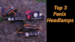 Fenix headlamps compared. Overview of the HM50R V2, HM65R-T, & HM71R.