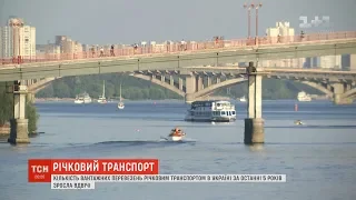 В Україні зростає кількість вантажних перевезень річковим транспортом