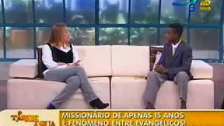 Entrevista Missionário Alex Silva Para Sonia Abrão na RedeTV São Paulo Parte 01