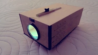 Home Projector with Cell Phone | Home Cinema - DIY