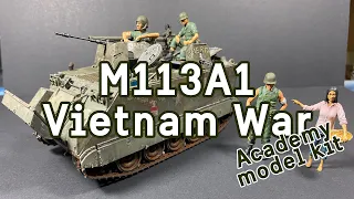 US M113A1 "Vietnam War" #Diorama #ScaleModel #Miniature #ModelKit #Figures
