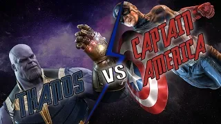 infinity war thanos versus captain america comic fight | AVENGERS  [MUST WATCH]