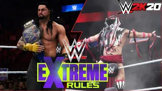 WWE2K20 ROMAN REIGNS VS THE DEMON FINN BALOR (EXTREME RULES)