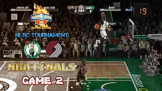 NLSC NBA Jam: On Fire Edition Tournament - Finals/Game 2 - Dee4Three (Blazers) vs Stildo33 (Celtics)