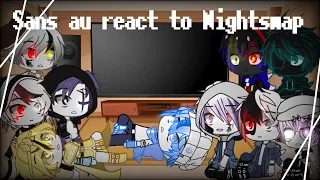 Sans au react to Nightswap (1/??)||Read desc!