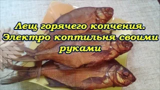 Лещ горячего копчения.  Электро коптильня своими руками