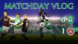 Derby defeat. Hibs 0-1 Hearts | MATCHDAY VLOG #24 #hibernianfc #cinchpremiership #HEARTSFC