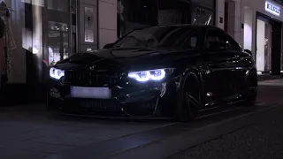 Epic Street Drifting BMW M4 and Mercedes C63 AMG