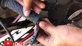 Paano maglagay ng Handguard sa motor | hand guard installation | custom na paglagay sa handlebar