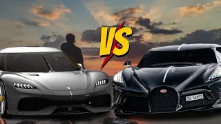 BUGATTI La Voiture Noire VS. KOENIGSEGG Gemera