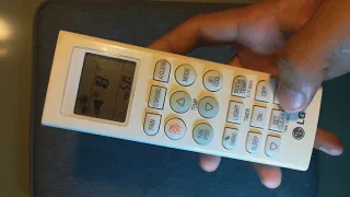 How to use LG AC Remote Control | Dual Inverter Remote Functions